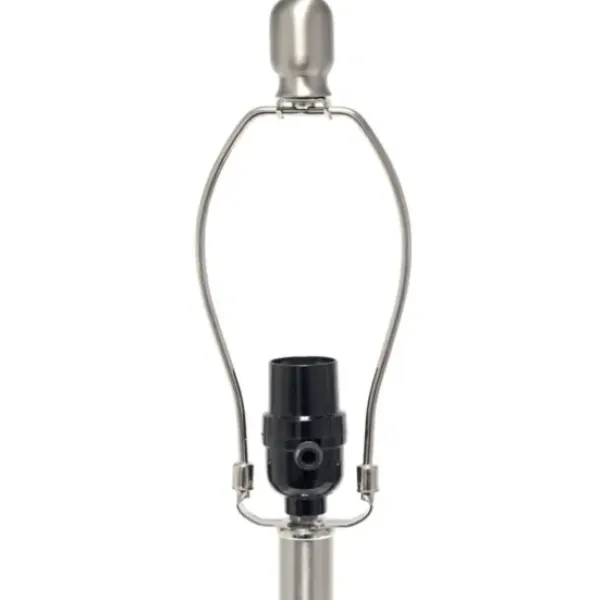 Table Lamps-Kirkland's Home Smokey Hammered Glass Shade Table Lamp Gray