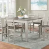 Dining Tables-Kirkland's Home Smoky Alabaster Wooden 7-Pc. Dining Set Gray/Brown