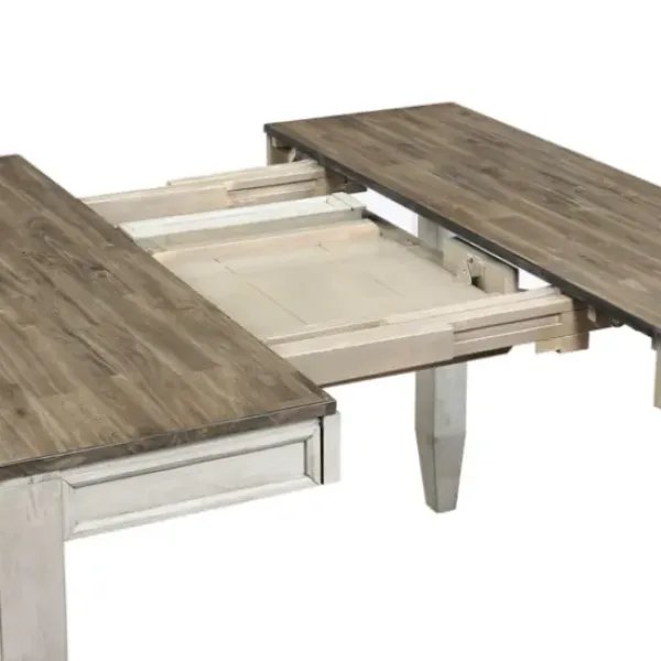Dining Tables-Kirkland's Home Smoky Alabaster Wooden 7-Pc. Dining Set Gray/Brown