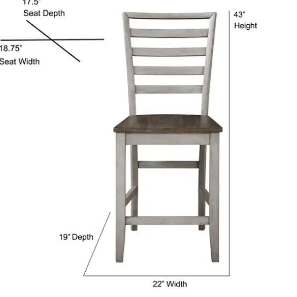 Dining Tables-Kirkland's Home Smoky Alabaster Wooden 9-Pc. Dining Set Gray/Brown