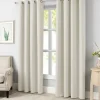 Curtains & Drapes-Kirkland's Home Smoky Blackout Curtain Panel Set, 108 In. Gray