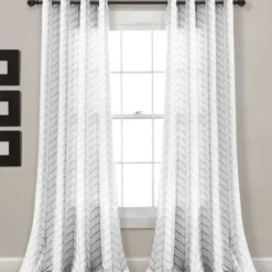 Curtains & Drapes-Kirkland's Home Smoky Blackout Curtain Panel Set, 96 In. Gray