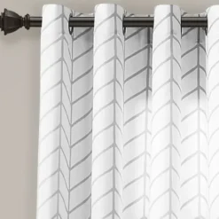 Curtains & Drapes-Kirkland's Home Smoky Blackout Curtain Panel Set, 96 In. Gray