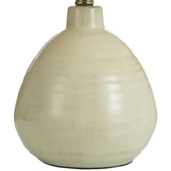 Table Lamps-Kirkland's Home Smooth Ceramic Table Lamp Ivory