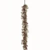 Arrangements & Greenery-Kirkland's Home Snowy Eucalyptus Berry Mix Christmas Garland Green/Red