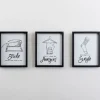 Wall Quotes & Signs-Kirkland's Home Socks Funny Laundry Room Wall Plaque White/Black