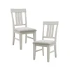 Dining Chairs-Kirkland's Home Sofia White High Back Dining Chairs, Set Of 2 Gray