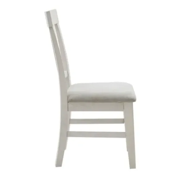 Dining Chairs-Kirkland's Home Sofia White High Back Dining Chairs, Set Of 2 Gray