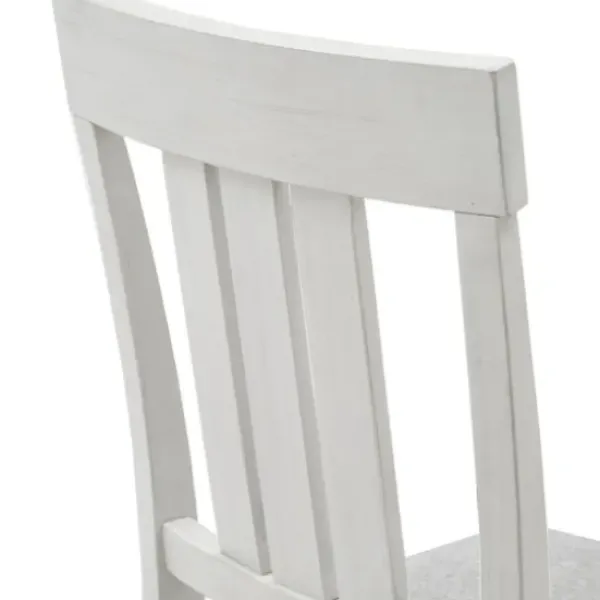 Dining Chairs-Kirkland's Home Sofia White High Back Dining Chairs, Set Of 2 Gray