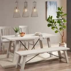 Dining Chairs-Kirkland's Home Sofia White High Back Dining Chairs, Set Of 2 Gray