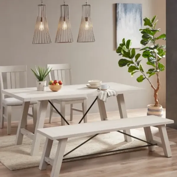 Dining Chairs-Kirkland's Home Sofia White High Back Dining Chairs, Set Of 2 Gray