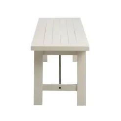 Dining Chairs-Kirkland's Home Sofia Wooden Dining Bench With Metal Bars White