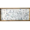 Framed Art-Kirkland's Home Soft Blue Garden Framed Canvas Art Print Blue/White/Green