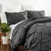 Duvets-Kirkland's Home Soft Pinched 3-Pc. King Duvet Cover Set Gray