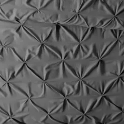 Duvets-Kirkland's Home Soft Pinched 3-Pc. King Duvet Cover Set Gray