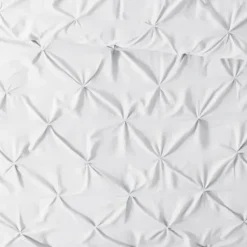 Duvets-Kirkland's Home Soft Pinched 3-Pc. Twin Duvet Cover Set White