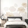 Wall Murals & Wall Decals-Kirkland's Home Soft Pink Floral Peel And Stick Wall Mural Pink/Gold