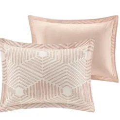 Comforters-Kirkland's Home Soft Pink Tufted King 3-Pc. Comforter Set Pink/White