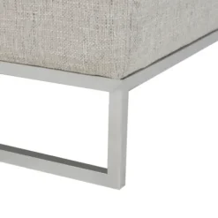 Benches & Ottomans-Kirkland's Home Soft Storage Bench With Open Sides Gray