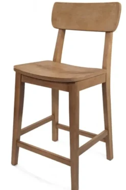 Bar Stools & Counter Height Stools-Kirkland's Home Solid Acacia And Rubberwood Counter Stool Brown