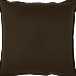 Pillows-Kirkland's Home Solid Flanged Pillow Brown