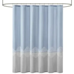 Outdoor Rugs-Kirkland's Home Solitaire Sun Shower Outdoor Area Rug, 5X8 Blue/Ivory