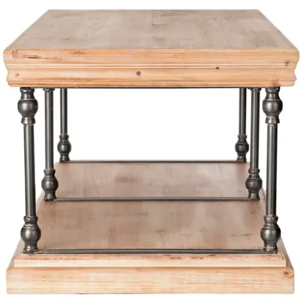 Coffee Tables-Kirkland's Home Sonoma Coffee Table Tan