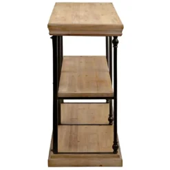 Entryway Furniture-Kirkland's Home Sonoma Two-Tier Console Table Tan