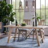 Dining Tables-Kirkland's Home Sonoma Wooden Dining Table Tan