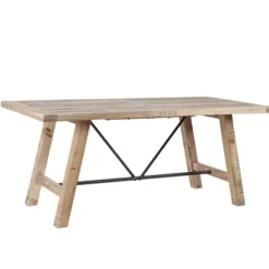 Dining Tables-Kirkland's Home Sonoma Wooden Dining Table Tan