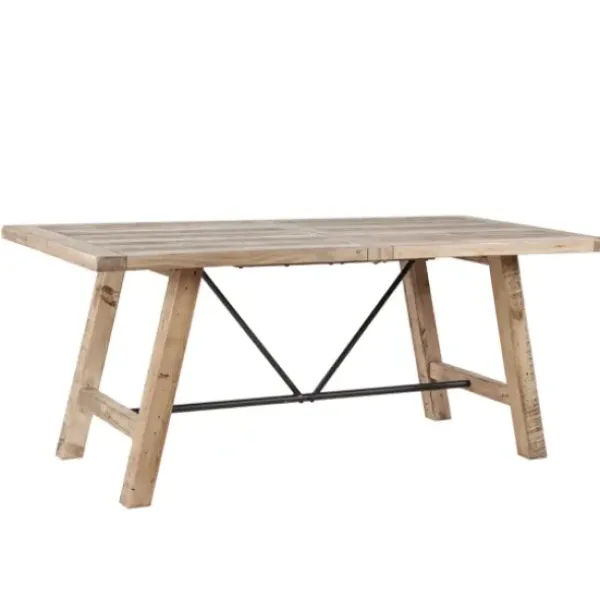 Dining Tables-Kirkland's Home Sonoma Wooden Dining Table Tan