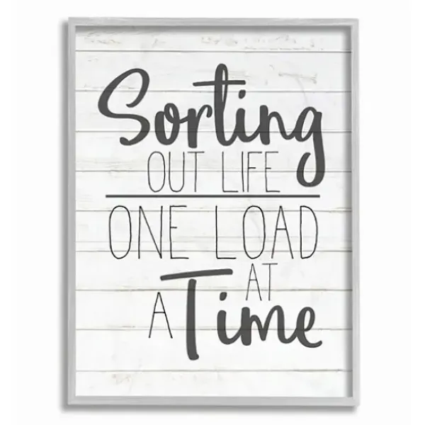 Wall Quotes & Signs-Kirkland's Home Sorting Out Life One Load At A Time Wall Plaque White