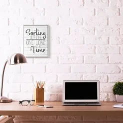 Wall Quotes & Signs-Kirkland's Home Sorting Out Life One Load At A Time Wall Plaque White