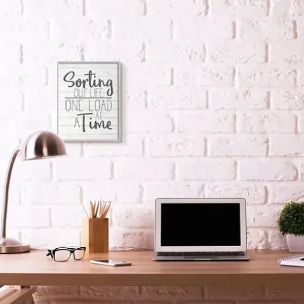 Wall Quotes & Signs-Kirkland's Home Sorting Out Life One Load At A Time Wall Plaque White