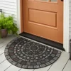 Doormats-Kirkland's Home Soulful Floral Hello Rubber Doormat Multi
