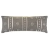 Pillows-Kirkland's Home Southwestern Geo Lumbar Pillow Gray