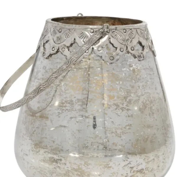 Candle Holders-Kirkland's Home Speckled Votive Candle Holders, Set Of 3 Silver