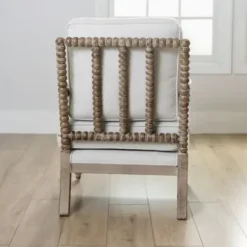 Accent Chairs-Kirkland's Home Spencer Spindle Armchair Ivory