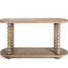 Console Tables-Kirkland's Home Spencer Spindle Legs Console Table Tan