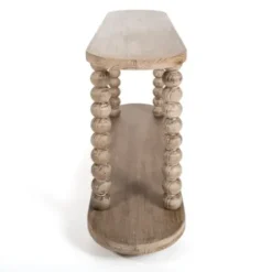 Console Tables-Kirkland's Home Spencer Spindle Legs Console Table Tan