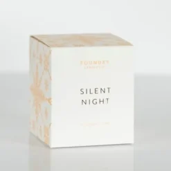 Candles-Kirkland's Home Spiced Chestnut Silent Night Jar Candle White