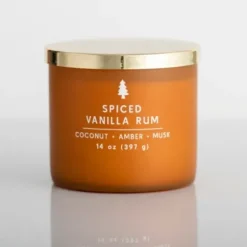 Candles-Kirkland's Home Spiced Vanilla Rum Triple Wick Jar Candle Orange