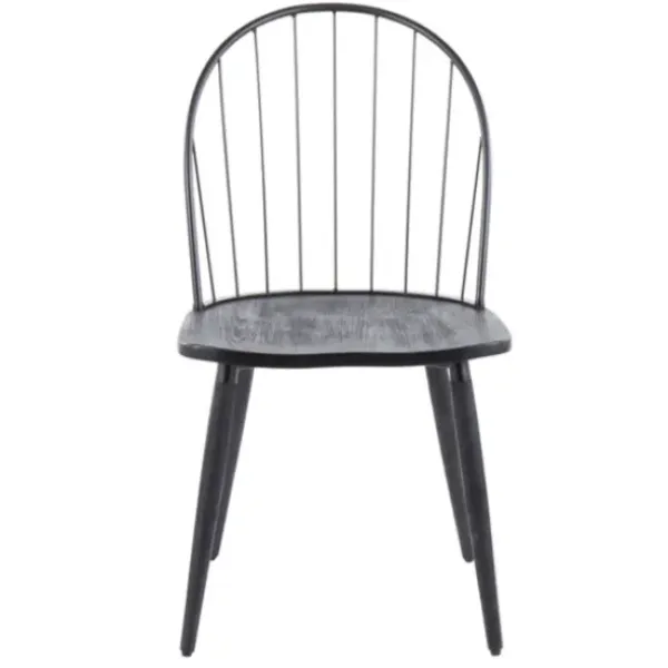 Dining Chairs-Kirkland's Home Spindle High Back Dining Chairs, Set Of 2 Black