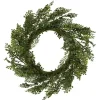 Wreaths-Kirkland's Home Spiral Mixed Boxwood Wreath Green