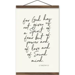 Wall Quotes & Signs-Kirkland's Home Spirit Of Power Wall Hanger Black/White