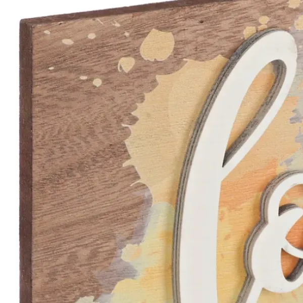Wall Quotes & Signs-Kirkland's Home Splattered Look What I Did Plaque With Clips Multi