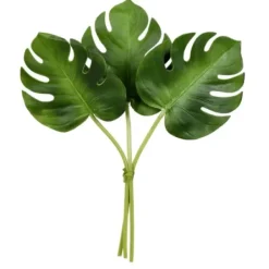 Stems & Bouquets-Kirkland's Home Split Philodendron Leaf Bundles, Set Of 2 Green