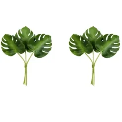 Stems & Bouquets-Kirkland's Home Split Philodendron Leaf Bundles, Set Of 2 Green