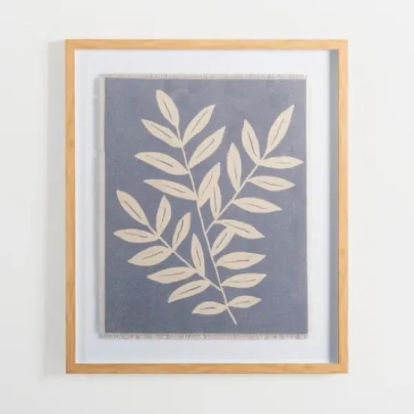 Framed Art-Kirkland's Home Spring Foliage Framed Art Print Blue
