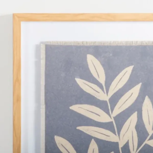 Framed Art-Kirkland's Home Spring Foliage Framed Art Print Blue